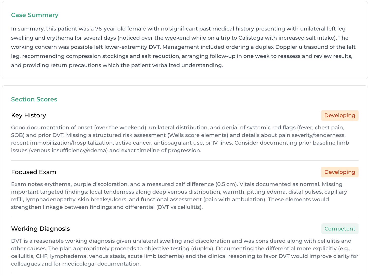 Chart Review Interface