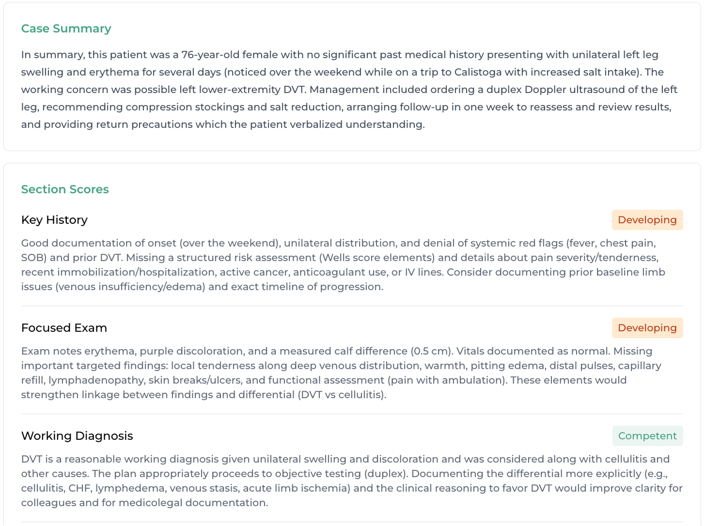 Chart Review Interface