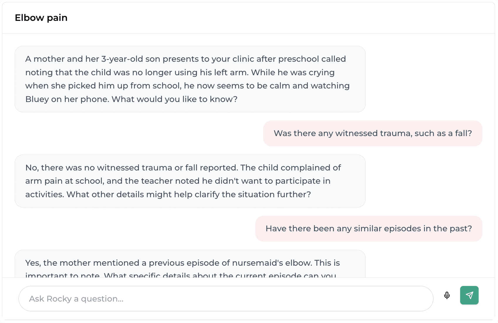 Case Simulation Interface
